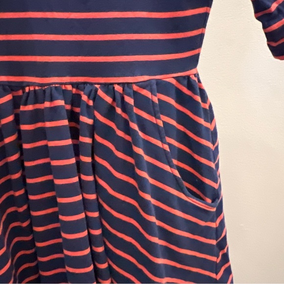 Hanna Anderson Dress Girls 8 Stripped - Picture 3 of 7